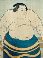 - Sumo Wrestler Nishinoumi Kajiro - Utagawa