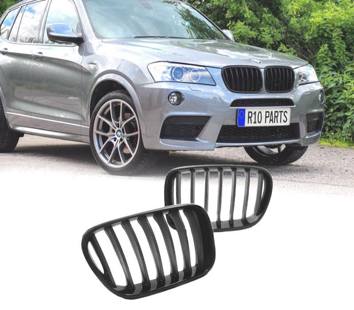 CALANDRES BMW X3 F25 10-14 LOOK M PERFORMANCE NOIR MAT, Autos : Pièces & Accessoires, Carrosserie & Tôlerie, Envoi