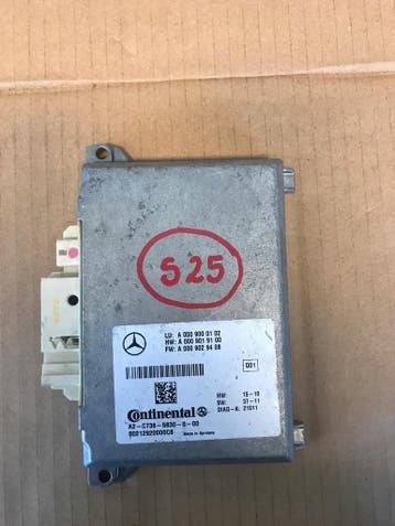 Mercedes CLS W218 radar module lane assist 0009000102, Verzenden, Gebruikt