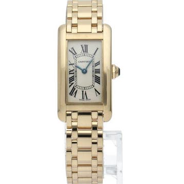 Cartier - Tank AmericanSM watch - W26015K2 - Femme -, Nieuw