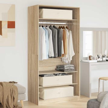 vidaXL Opbergbox 70x40x18 cm stof crèmekleurig, Verzenden, Nieuw
