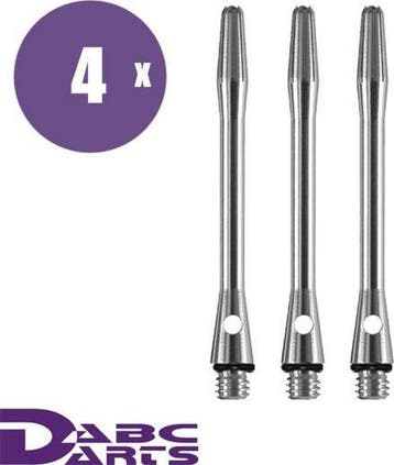 ABC Darts – Aluminium Shafts Naturel – 3 sets (Dart Shaf, Ophalen of Verzenden, Nieuw, Shafts