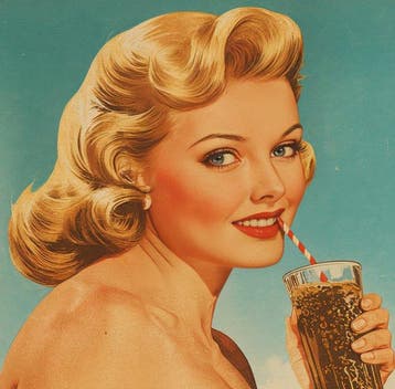 Kleury.art - 1950s Advertisments: Classic Coastal Cola” by