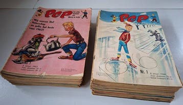6 jaargangen Pep 1963, 1964, 1965, 1966, 1967 en 1969 - 310, Nieuw
