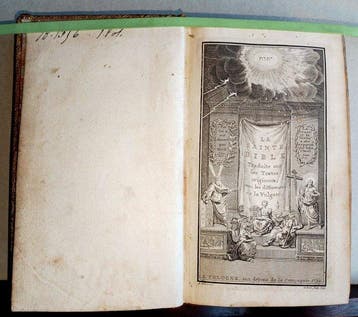 Unconnu - La sainte Bible... caractères minuscules...