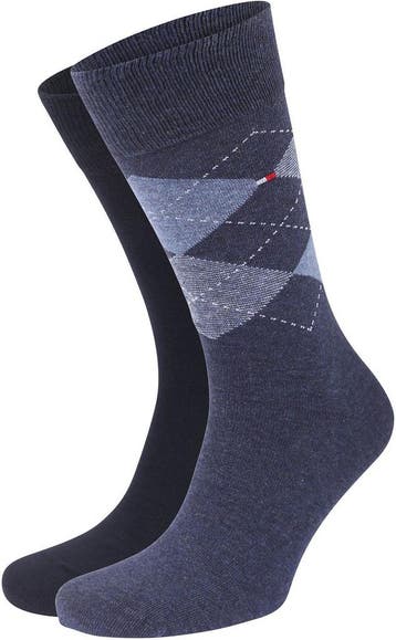 Tommy Hilfiger 2-Pack Sokken Jeans maat Maat 39 t/m 42 Heren, Kleding | Heren, Sokken en Kousen, Tommy Hilfiger, Nieuw, Maat 39 t/m 42