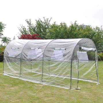 vidaXL Mobiele tuinkas L, Tuin en Terras, Verzenden, Nieuw