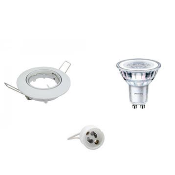 Philips LED Spot Set - 3W Dimbare Kantelbare Ronde Inbouwspo, Verzenden, Nieuw