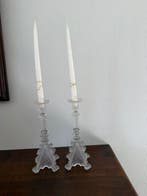 Chandelier (2) - Verre - Val Saint-Lambert, Antiquités & Art