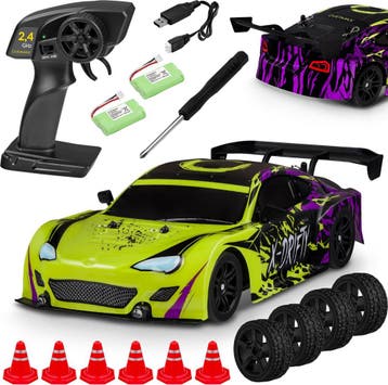 Overmax X-Drifty - R/C Auto 1:16 - 4WD - 40 Min Speeltijd -, Verzenden, Zo goed als nieuw
