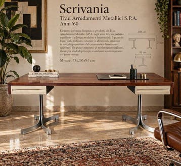 Trau Arredamenti Metallici - Bureau - Bois, Métal