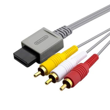 Nintendo Wii AV Kabel (Wii Accessoires), Ophalen of Verzenden, Zo goed als nieuw