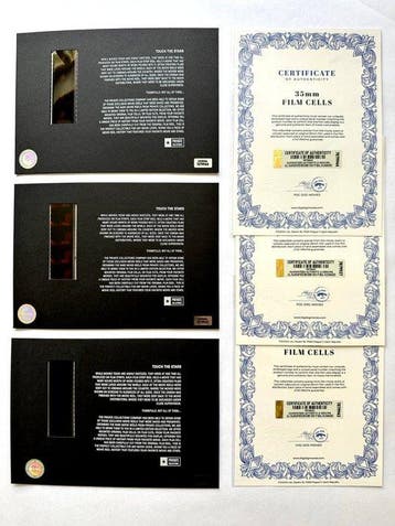Walt Disney – Rare Set of 3 Mounted 35mm Film Cells –, Nieuw