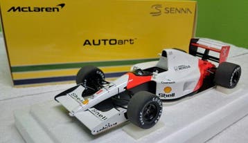 Autoart 1:18 - Model sportwagen - McLaren MP4/6 F1 Honda n.1, Hobby & Loisirs créatifs, Voitures miniatures | 1:5 à 1:12