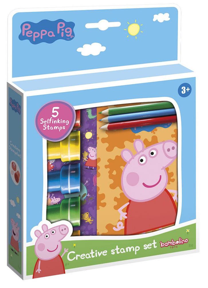 Peppa Pig Stempelset, Hobby en Vrije tijd, Feestartikelen, Nieuw, Verzenden