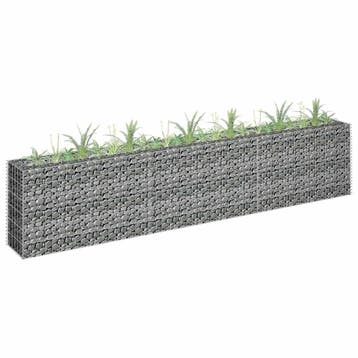 vidaXL Gabion plantenbak verhoogd 270x30x60 cm, Verzenden