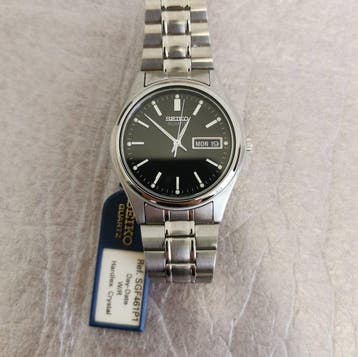 Seiko - NOS Vintage Black dial Day date - Zonder