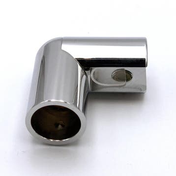Glasbevestiging voor stabilisatiestang rond 8-10mm - Chroom, Doe-het-zelf en Bouw, Glas en Ramen, Verzenden, Nieuw