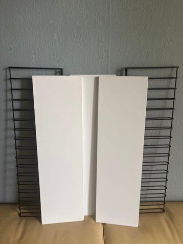 Wandrek (5) - IJzer - Retro look Boekenrek