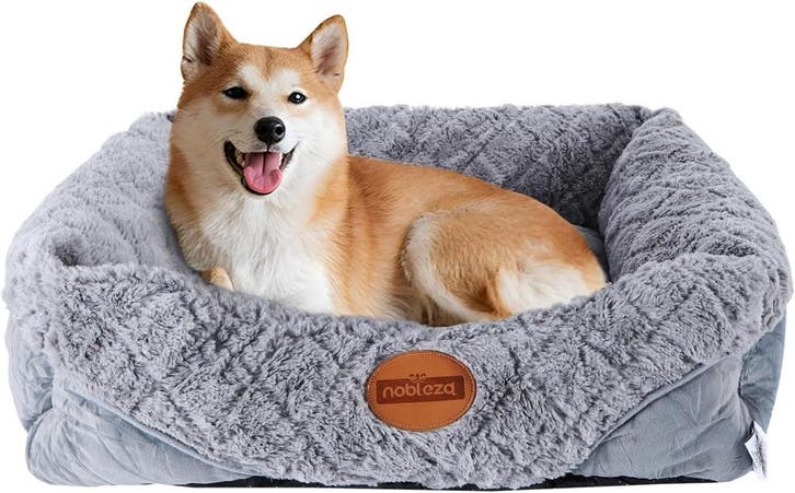 Hondenmand - Hondenkussen - Hondenbed - 70x60 cm - Grijs - N, Animaux & Accessoires, Paniers pour chiens, Envoi