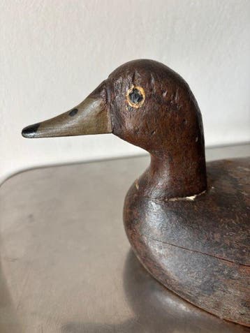 Lokeend - Large Portuguese Folk Art Hunting Duck Decoy –