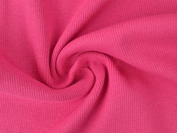 10 meter rib boordstof - fuchsia, Overige kleuren, Verzenden, 30 tot 120 cm, Katoen