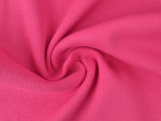 10 meter rib boordstof - fuchsia, Hobby en Vrije tijd, Stoffen en Lappen, 30 tot 120 cm, 200 cm of meer, Overige kleuren, Nieuw