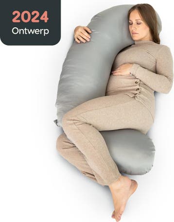 Rustige Nacht® Zwangerschapskussen C-vorm - Luxe Satijn hoes, Kinderen en Baby's, Kinderkamer | Inrichting en Decoratie, Verzenden