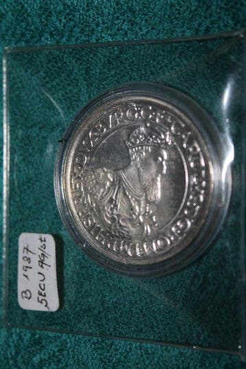 België. 5 Ecu 1987 (Zonder minimumprijs)