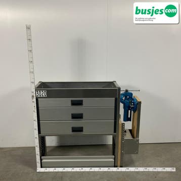 Aluca bedrijfswageninrichting 890x320x950mm (3020), Verzenden, Gebruikt