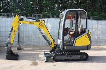 Veiling: Minigraver Wacker Neuson ET18 Diesel 2012, Zakelijke goederen, Machines en Bouw | Kranen en Graafmachines, Ophalen