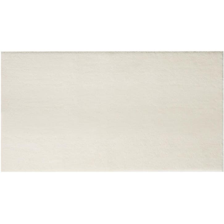 tectake Kortpolig vloerkleed Soft Zone - crème, 60 x 110 cm, Maison & Meubles, Ameublement | Tapis & Moquettes, Envoi