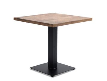 Veiling - Eettafel Horeca 80x80 vierkant hout (4 stuks) poot, Huis en Inrichting, Tafels | Eettafels, Nieuw