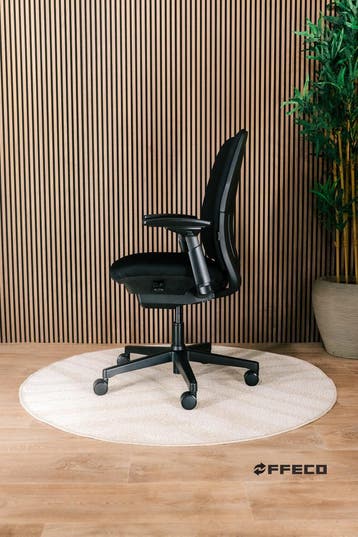 Steelcase Amia - Refurbished - Inclusief 5 Jaar Garantie, Verzenden, Zwart, Zo goed als nieuw, Bureaustoel