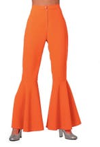 Hippie Broek Oranje Dames, Kleding | Dames, Carnavalskleding en Feestkleding, Verzenden, Nieuw