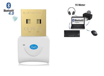 DrPhone B2 - Bluetooth 4.0 USB Adapter Dongle - Tot 15 Meter, Computers en Software, Verzenden, Nieuw