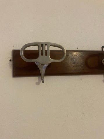 Kapstok - Aluminium, Hout