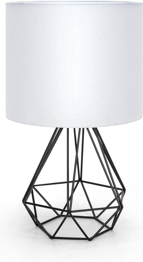 Tafellamp - Bureaulamp - Tafellamp slaapkamer - Wit - Aigost, Huis en Inrichting, Lampen | Tafellampen, Nieuw, Verzenden