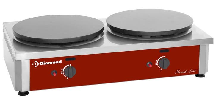 Dubbele Pannenkoekenplaat | Propaangas | Hoog Rendement | 2, Articles professionnels, Horeca | Équipement de cuisine, Envoi