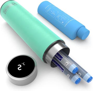 Etui isotherme insuline - Ecran temp. - Jusqua epuisemen..., Verzenden