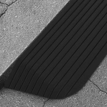 vidaXL Drempelhulp 110x32x3,8 cm rubber, Verzenden