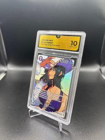 Bandai - 1 Graded card - One Piece - Ms. All Sunday Op16