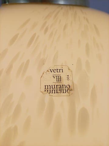 Fabbian - Lampe à suspendre - Laiton doré, Verre de Murano