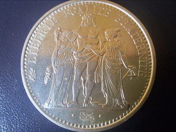 Frankrijk. Ve République. 10 Francs 1970 (Zonder