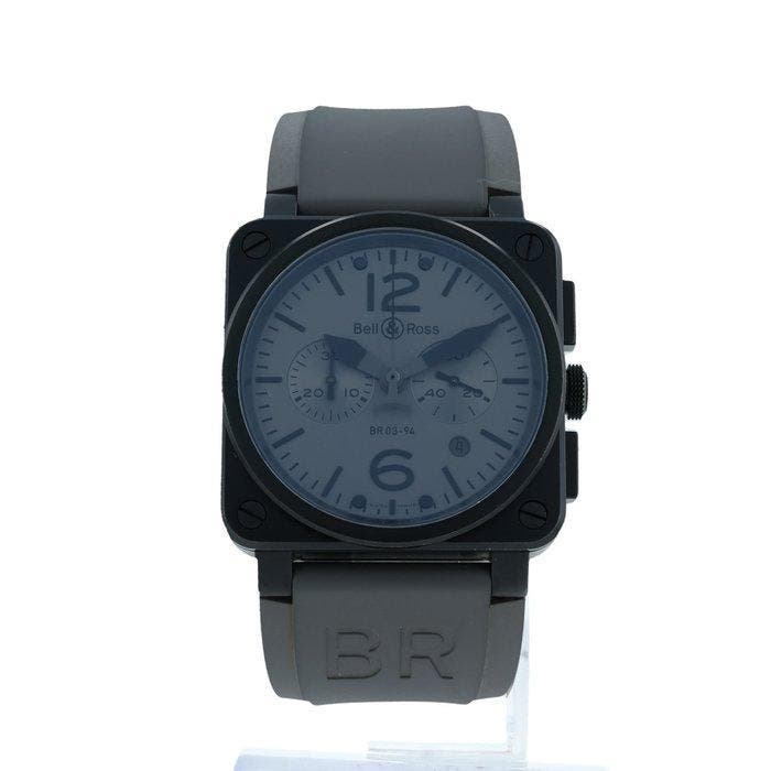 Bell & Ross - BR03-94 Chronograph Date - BR03-94-S - Heren -, Bijoux, Sacs & Beauté, Montres | Hommes