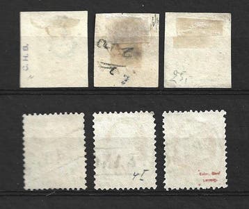 Nederland 1852/1864 - Koning Willem III - NVPH 1-6