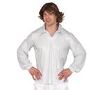 Disco Overhemd Zilver, Kleding | Heren, Carnavalskleding en Feestkleding, Verzenden, Nieuw