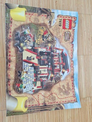 Lego Set - 7419 - Orient Expedition - Dragon Fortress, Nieuw
