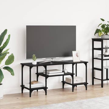 vidaXL TV Kast Zwart Eiken 102 x 35 x 45,5 cm, Verzenden