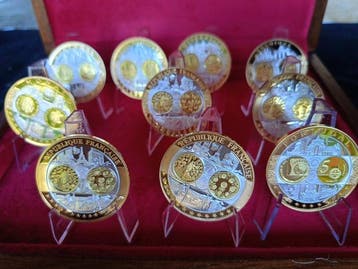 Europa. Estuche Deluxe Collection 10 Medallas Silver .999